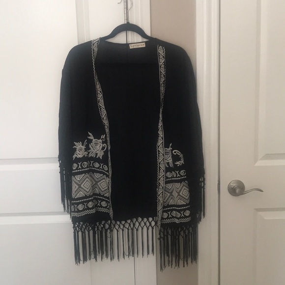 Lryia Sheer Open Front Cardigan - Picture 1 of 5